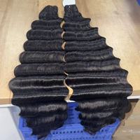 Paquetes crudo de cabello rizado indio Paquetes de cabello crudo sin procesar para precio de fábrica
