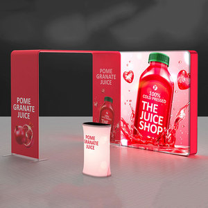 Đông dấu hiệu ánh sáng Hộp farmes quảng cáo ánh sáng Hộp Booth với lưu trữ phòng và TV dẫn ánh sáng hộp đứng triển lãm thương mại hiển thị Booth - Product Image 2