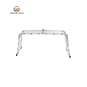 Échelle en <span class=keywords><strong>aluminium</strong></span> pliable et réglable multi-usages pour peintre, ouvrier, utilisateur final - Product Image 4