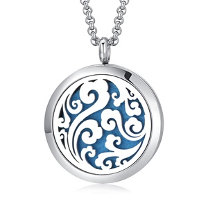 New Arrival Stainless Steel Trendy <b>Cross</b> Pendant Aroma Essential Oil Diffuser Necklace for Anniversary - Product Image 2