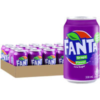 Vente en gros de boissons gazeuses Fanta canette 330ml X24 boissons gazeuses boissons gazeuses à saveur de fruit et de raisin orange boissons Fanta