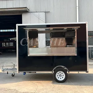 Carrito de Comida Móvil Totalmente Equipado para Venta de Helados, Donas y Postres, Remolque de Comida Móvil - Product Image 6
