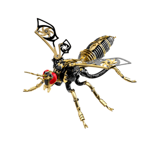 Modelo de Avispa Mecánica Steampunk, Kit de Ensamblaje de Rompecabezas 3D de PVC, Figura de Insecto Dorado, Coleccionable, Decoración Unisex para el Hogar, Oficina o Escritorio, Regalo - Product Image 1