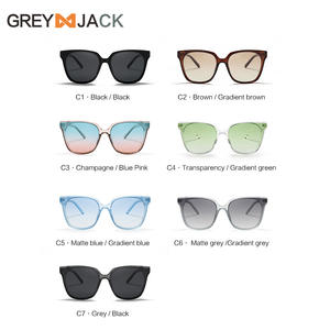 Gafas de Sol Greyjack Unisex, Montura TR90, UV400, Polarizadas, Cuadradas Grandes, para Pesca al Aire Libre, Lentes TAC Tipo 3 - Product Image 3