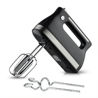 Batteur à main turbo 300W 5 vitesses avec fouets et crochets pétrisseurs, facile à nettoyer, pour la pâtisserie, petit appareil de cuisine électrique, batteur à main