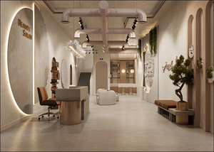 Comprehensive Salon Interior Fit-out Custom Furniture Package Design to Reality D2P - Product Image 6