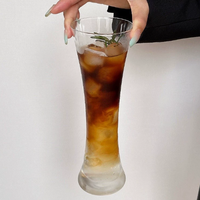 Grands verres à boire pour café froid et boissons aux fruits, idéaux pour les fêtes, style européen, écologiques, durables et élégants