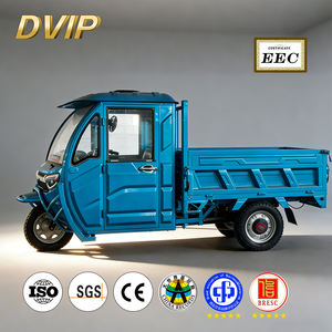 Usine En Vente Chaude Tricycle Electrique De Cargaison a Energie Verte a Cabine Fermee Pour Usage Domestique Robuste - Product Image 6