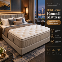 Matelas de lit confortable à ressorts Bonnell et mousse, bon marché, roulé en boîte, OEM, personnalisé, vente en gros