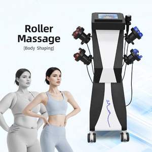 6 poignées vibrantes pour massage 360° °   Rouleau de massage pour le corps, masseur facial, réduction de la cellulite, massage rotatif pour le modelage - Product Image 3