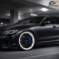 Jantes forgées usinées CNC CF 19 20 21 pouces 5x112 PCD compatibles avec BMW M3 G80 M4 G82 M2 G87 M5 G90 Personnalisées ODM