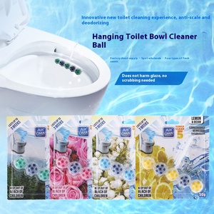 <span class=keywords><strong>OMA</strong></span> Air Hanging Toilet Ball Blue Spirit Bubble Desodorante Detergente Anti-Scale Descontaminación Hecho de plástico - Product Image 1