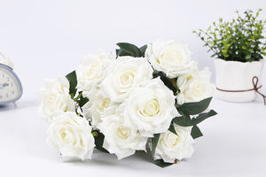Prix usine Offre Spéciale Roses 10 Têtes Soie <span class=keywords><strong>Rose</strong></span> Bouquet Artificielle <span class=keywords><strong>Rose</strong></span> Fleur pour Mariage <span class=keywords><strong>D</strong></span>écoration de La Maison - Product Image 5
