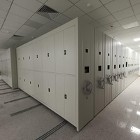 Sistemas de Archivo Móviles de Alta Densidad con Estructura KD, Estanterías Metálicas Modernas Ajustables para Hogar, Oficina, Escuela, Banco y Almacén