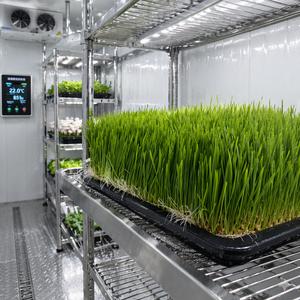 Große Mehrspannweiten-Gewächshäuser für die Landwirtschaft, kommerzielle Hydroponik-Vertikalfarmen, Pro-Leaf-Forschung für Salat, Erdbeeren, Hanf und mehr - Product Image 6