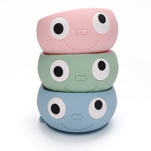 Tazón de Silicona con Succión para Bebés, Artículos Esenciales para la Comida en la Guardería, Vajilla para el Aprendizaje y la Comida, Platos para Niños - Product Image 2