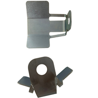 Pièces métalliques personnalisées en acier/acier inoxydable/aluminium/laiton, estampées, avec découpe laser et fabrication de tôles, revêtement en poudre