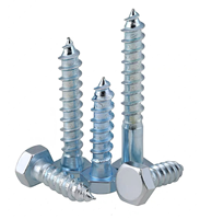 Vis autotaraudeuses à bride hexagonale en acier au carbone et acier inoxydable DIN572, plaquées argent et zinc, pour maçonnerie, OEM, sur mesure, vente en gros usine