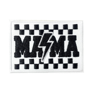 ตราปักลายสายฟ้าพร้อมตัวอักษรและดอกไม้แบบรีดติด สำหรับตกแต่งเสื้อผ้า กระเป๋า หรือของขวัญวัน<span class=keywords><strong>แม่</strong></span> - Product Image 4