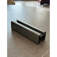 Système de profilés de fixation pour film de serre de haute qualité, profilé de fixation en fil ondulé galvanisé pour serre tunnel