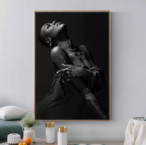 Lüks ev dekorasyonu kadın boyama tuval sanat yağlıboya kız HD seksi kristal porselen ev dekor ve duvar sanatı - Product Image 3