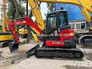 Fabriqué au Japon, mini-machine hydraulique Kubota Kx163 d'occasion, pelle sur chenilles de 6 tonnes, excavatrice Kubota d'occasion - Product Image 5