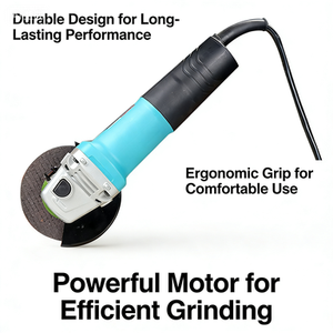 <span class=keywords><strong>Meuleuse</strong></span> d'angle électrique industrielle DIY haute performance 100 mm, moteur brossé en acier inoxydable robuste <span class=keywords><strong>pour</strong></span> découpe et polissage - Product Image 3