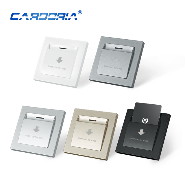 Black 40A 220V Mifare Card Smart Key Card Switch for Hotel Electricity Conservation Energy-Efficient Key Card System