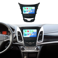 ZWNAV Pantalla de 7 Pulgadas para Ssangyong Actyon Korando 2014-2015, Reproductor de DVD para Auto con Navegación GPS Android 14, Radio con Bluetooth, Wifi 4G y Mapa