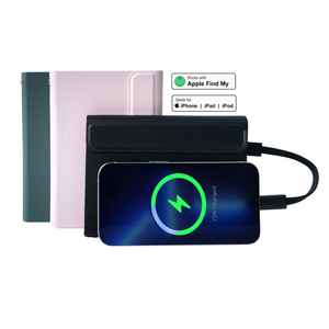 Portefeuille RFID 3-en-1 avec porte-cartes, chargeur portable 4000 mAh et fonction de localisation de passeport - Product Image 2
