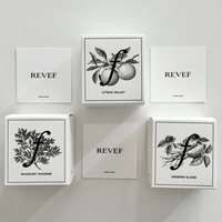 Emballage de luxe en carton blanc gaufré de qualité supérieure, fabriqué en usine, pour cosmétiques, soins de la peau, bijoux, bougies, parfums, avec feuille métallique, pliable, imperméable, auto-montable, en coton