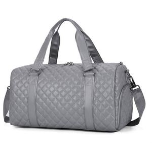 Muestra Gratuita, Bolsa de Viaje Deportiva de Piel Sintética Acolchada con Logotipo Personalizado, Bolsa de Viaje de Fin de Semana, Bolsa de Equipaje para Hombre - Product Image 3