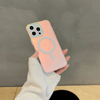 Étui de téléphone de luxe en TPU antichoc avec support de téléphone pour les téléphones mobiles magnétiques 11/12/13/14/15/16 Pro Max