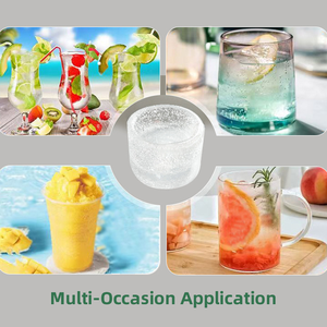 Moule à glaçons en silicone de qualité alimentaire sans BPA personnalisé pour accessoires de gobelets grande capacité avec couvercle - Product Image 3