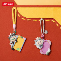 Boîte Mystère POP MART The MONSTERS Mode Chat sur Porte-Cartes Blind Box Labubu Mignon Étui pour Carte d'Identité Pendentif Sac Cadeau de Collection