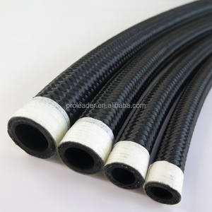 Raccords de conduite de carburant de course tressés en acier inoxydable SAE J1532 6An 8An 10An NBR et EPDM avec tuyau de refroidisseur d'huile de renfort de fil d'acier - Product Image 6