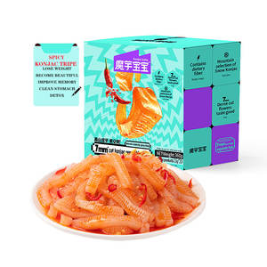 360g Halal Vegan Konjac Spicy Strips Réduction de la graisse et détoxification Aliment Konjac Sans sucre Faible en <span class=keywords><strong>calories</strong></span> Konjac épicé - Product Image 1