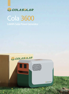 Portable 1200W Pure Sine Wave LiFePO4 <b>Power</b> Station 3600Wh MPPT <b>Solar</b> <b>Generator</b> External Battery <b>Solar</b> LED Light Outdoor - Product Image 2