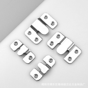 Landa Stainless Steel Mountain Shaped Buckle Connector For Sofa Picture Frame Hidden <b>Snap</b> <b>Hook</b> Fixing - Product Image 5