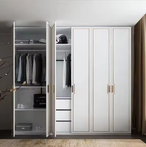 Armario <span class=keywords><strong>Vestidor</strong></span> Personalizado, Muebles Modernos de Lujo, Schlafzimmer Kleider Schrank, Armario Abierto Moderno de Madera para Dormitorio - Product Image 6