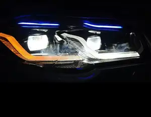 Модифицированная светодиодная фара F10 для BMW 5 серии 2009-2016 F10 F18, ксеноновая фара, обновление до F10, Заводская фара автомобиля