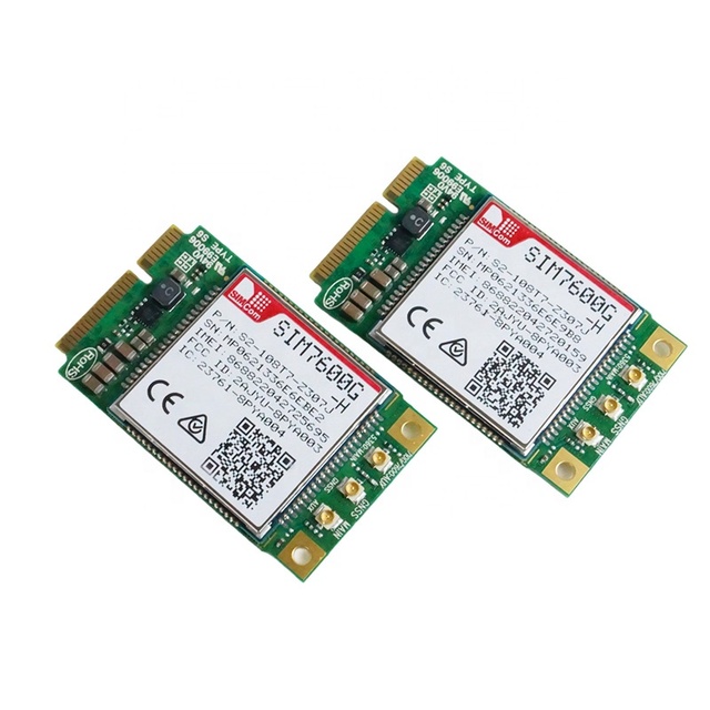 Industrial-Grade Mini-PCIe IOT Module SIM7600G-H SIM7600E SIM7600SA Multi Band 4G LTE Cat4 Module Support GSM UMTS for Routers