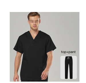 Venta directa de fábrica Uniforme de hospital con cuello en V para mujer Scrubs 65% Poliéster 35% Uniformes de algodón - Product Image 4