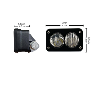 Stock 20W White LED 3 Inch Square <strong>Work</strong> <strong>Light</strong> Waterproof 12V 24V Fog/Driving <strong>Lights</strong> for Cars ATVs UTVs Trucks-New Condition - Product Image 2