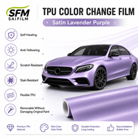 Película PPF de TPU que Cambia de Color, sin Burbujas, Fácil Instalación, Vinilo para Automóviles, Garantía de Lujo de Más de 5 Años, 7.5mil de Grosor
