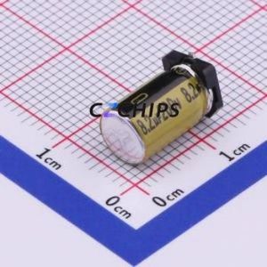 Condensador Electrolítico de Aluminio SMD VKMC1202D8R2MV, D6.3xL12mm 8.2uF 20% 200V 140mA-100kHz - Product Image 1