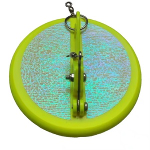Disco de arrastre de 124mm, buzo profundo con cintas brillantes, forma circular, tablero de buceo de pesca <span class=keywords><strong>Dipsy</strong></span> de plástico - Product Image 1