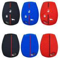 Étui en silicone pour clé de voiture renault Trafic clio Duster Logan Dacia Sandero pour Nissan Terrano Almera