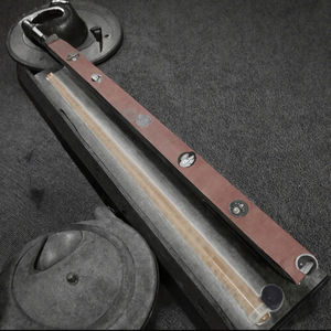 Fléchette de billard de style coréen 12 mm, 12 pièces, bois de cerisier tigré stratifié, tube en carbone à l'intérieur + anneau en métal incrusté, acier inoxydable - Product Image 3