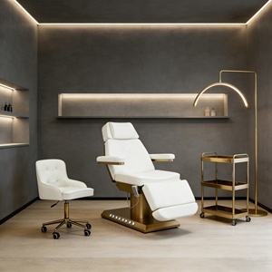 <span class=keywords><strong>Table</strong></span> de massage électrique de luxe 3/4 moteurs réglable pour salon de beauté, spa facial et extension de cils - Product Image 6